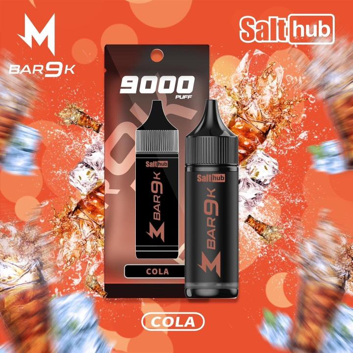 [PODDIS]Marbo Bar 9K Disposable - Cola โคล่า 9000Puffs 14ML Nic3`0mAh ชาร์จได้ ไม่มีสายคล้องคอ